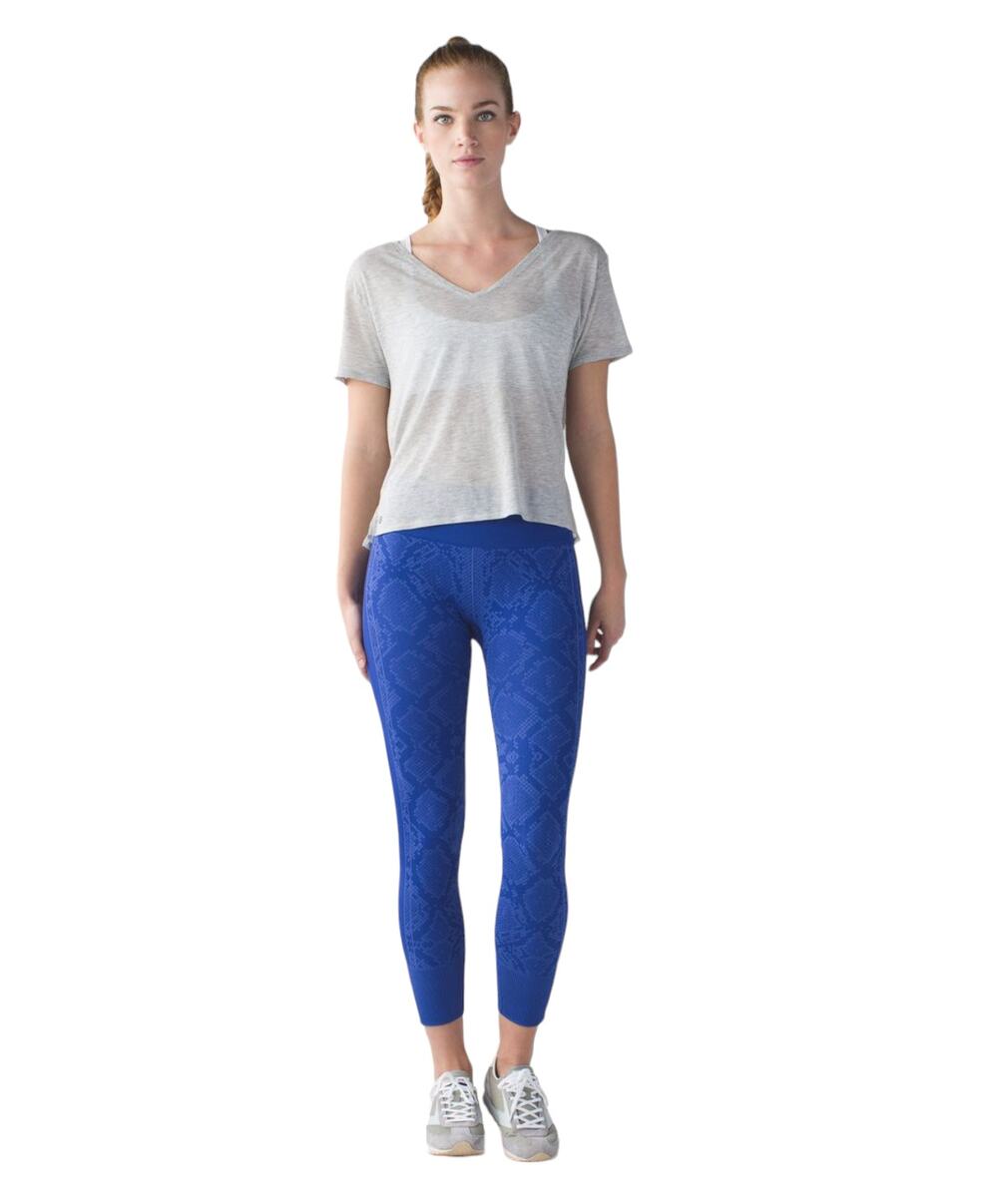 Lululemon Heathered Sapphire Blue Ebb To Street Pant